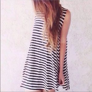 Brandy Melville | One Size | GUC Stripe Swing Dress